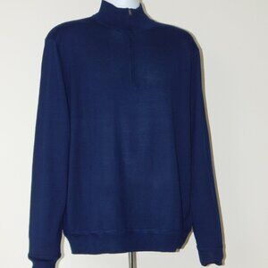 POLO Ralph Lauren Men’s Wool Blend ¼ Zip Golf Sweater Navy Size XXL NWT